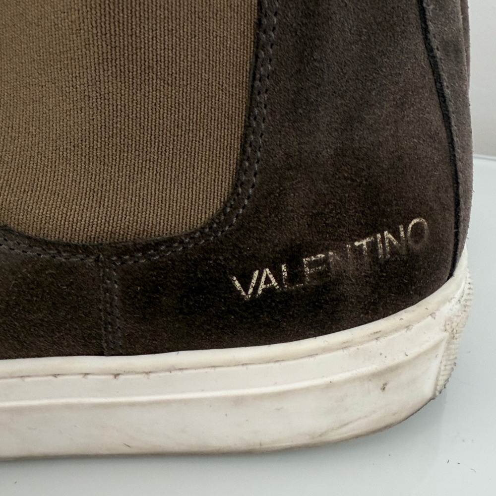Mario Valentino Dark Brown Suede Ankle Boots 45 - Picture 2 of 7